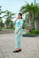 Nightwear Set | Premium Cotton Blend | Half Sleeve Top with Pyjama - Image 2