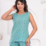 Cotton Blend Night Suit — Stretchy Waistband, Ultra Soft Sleep Set