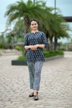 Women’s Cotton Night Suit Set | Soft Printed Top & Pajama | Comfortable Sleepwear for Home & Night - Image 5