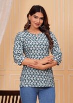 Rexxica Short Kurtis for Women| Cotton Kurtis| Kurtis for Women - Image 5