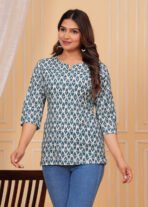 Rexxica Short Kurtis for Women| Cotton Kurtis| Kurtis for Women - Image 4