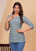 Rexxica Short Kurtis for Women| Cotton Kurtis| Kurtis for Women