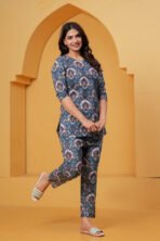 Pure Cotton Printed Night Suit for Women – Soft & Comfortable Sleepwear Set - Image 2
