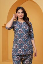 Pure Cotton Printed Night Suit for Women – Soft & Comfortable Sleepwear Set - Image 5