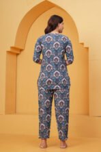 Pure Cotton Printed Night Suit for Women – Soft & Comfortable Sleepwear Set - Image 8