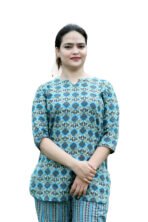 Ladies Night Suit Set | Premium Hosiery Cotton | Short Sleeve Top & Full Length Pyjama - Image 2