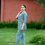 Ladies Night Suit Set | Premium Hosiery Cotton | Short Sleeve Top & Full Length Pyjama
