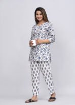 Rexxica Women's Premium Cotton Night Suit - Soft, Comfortable, Stylish Sleepwear for All Seasons