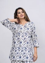Rexxica Women's Premium Cotton Night Suit - Soft, Comfortable, Stylish Sleepwear for All Seasons - Image 2