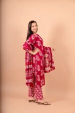 Meher Hand Worked Cotton Suit Set with Dupatta - Image 6