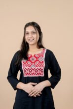 Ruhani Black Handwork Kurta Set - Image 5